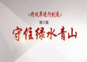 《將改革進(jìn)行到底》第六集：《守住綠水青山》